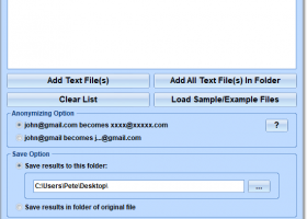 Hide Email Address Characters Software screenshot