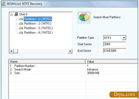 Ntfs Partition Data Restore screenshot