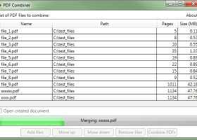 PDF  Combiner screenshot