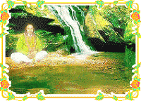 Anand Krishna Meditating at waterfall screenshot