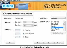 Design Business Card Software screenshot