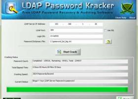 LDAP Password Kracker screenshot