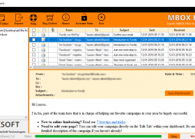 SpecyTech MBOX to Office 365 screenshot