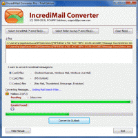 How to Import messages from IncrediMail to Outlook Express screenshot