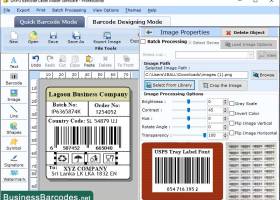 USPS Tray Label Barcode Software screenshot