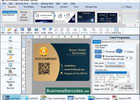 Organization Card Printing Software screenshot
