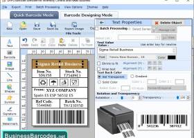 Business Barcode software screenshot