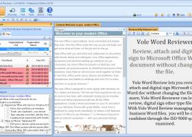 Vole Word Reviewer Portable screenshot