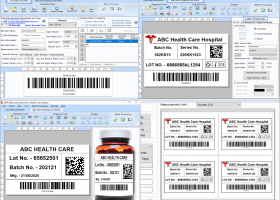 Healthcare Industry Barcode Maker Tool screenshot