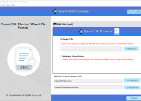 SysInfoTools EML Converter screenshot