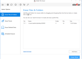 Stellar File Eraser screenshot