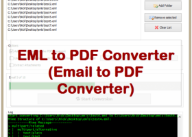 VeryUtils EML to PDF Converter screenshot