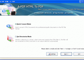 A-PDF HTML to PDF screenshot
