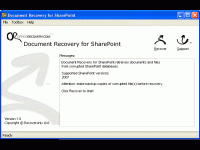 Document Recovery for SharePoint screenshot