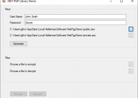 .NET PGP Library screenshot