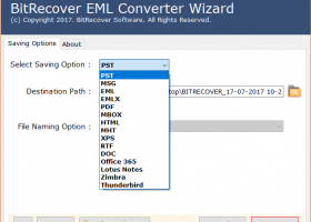 Convert EML to DOC screenshot