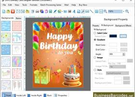 Birthday Card Creator Tool screenshot