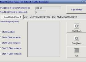 Network Traffic Generator and Monitor screenshot