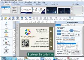 Professional Business Cards Tool screenshot