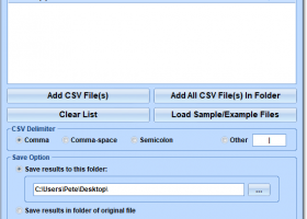 CSV To TSV Converter Software screenshot