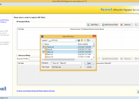 Kernel Office 365 Migrator for Lotus Notes screenshot