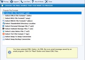 FixVare EML to NSF Converter screenshot