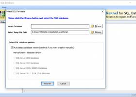 Kernel SQL Database Recovery screenshot