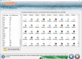 NTFS File Recovery Application screenshot