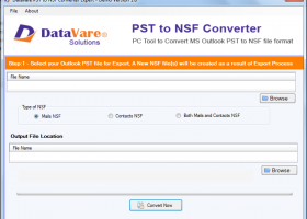 DataVare PST to NSF Converter Expert screenshot