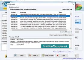 Bulk SMS for BlackBerry Mobile Software screenshot