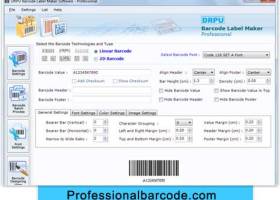 Barcode Labels Tool screenshot