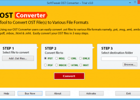 SoftTweak OST Converter screenshot
