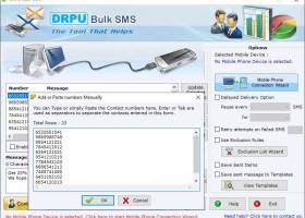 Excel Bulk GSM Phone Messaging Software screenshot