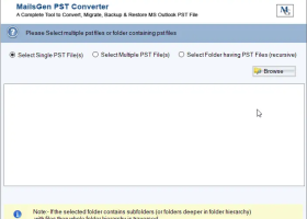 MailsGen PST Converter screenshot