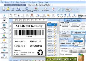 Online Barcode Tool for Retail Industry screenshot