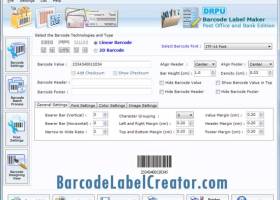 Post Office Barcode Creator screenshot