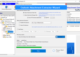 eSoftTools Outlook Attachment Extractor screenshot