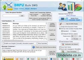 Bulk SMS Broadcasting Software screenshot