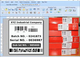 Warehouse Stock Labeling Software screenshot