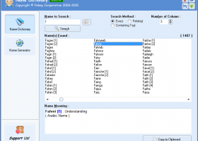 FCorp - Name Dictionary screenshot