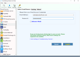 Email Backup Software screenshot