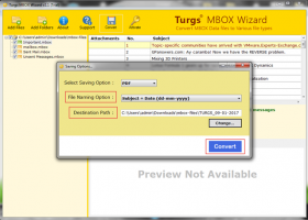 MBOX Files to PDF Migration screenshot