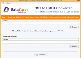DataVare OST to EMLX Converter Expert screenshot
