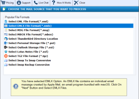 FixVare EMLX to PST Converter screenshot