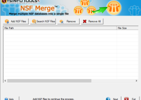 SysInfo NSF Merge Tool screenshot