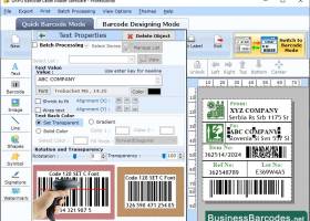Online Code-128 Barcode Software screenshot