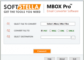 Convert MBOX to PST screenshot