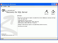 Recovery for SQL Server screenshot