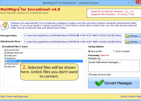 SoftStella IncrediMail Converter screenshot