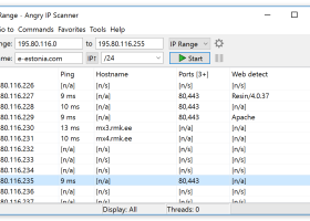 X-Angry IP Scanner screenshot